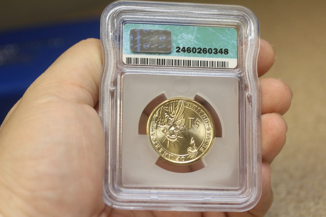 ICG Graded 2008-D James Monroe $1.00 Coin - 2