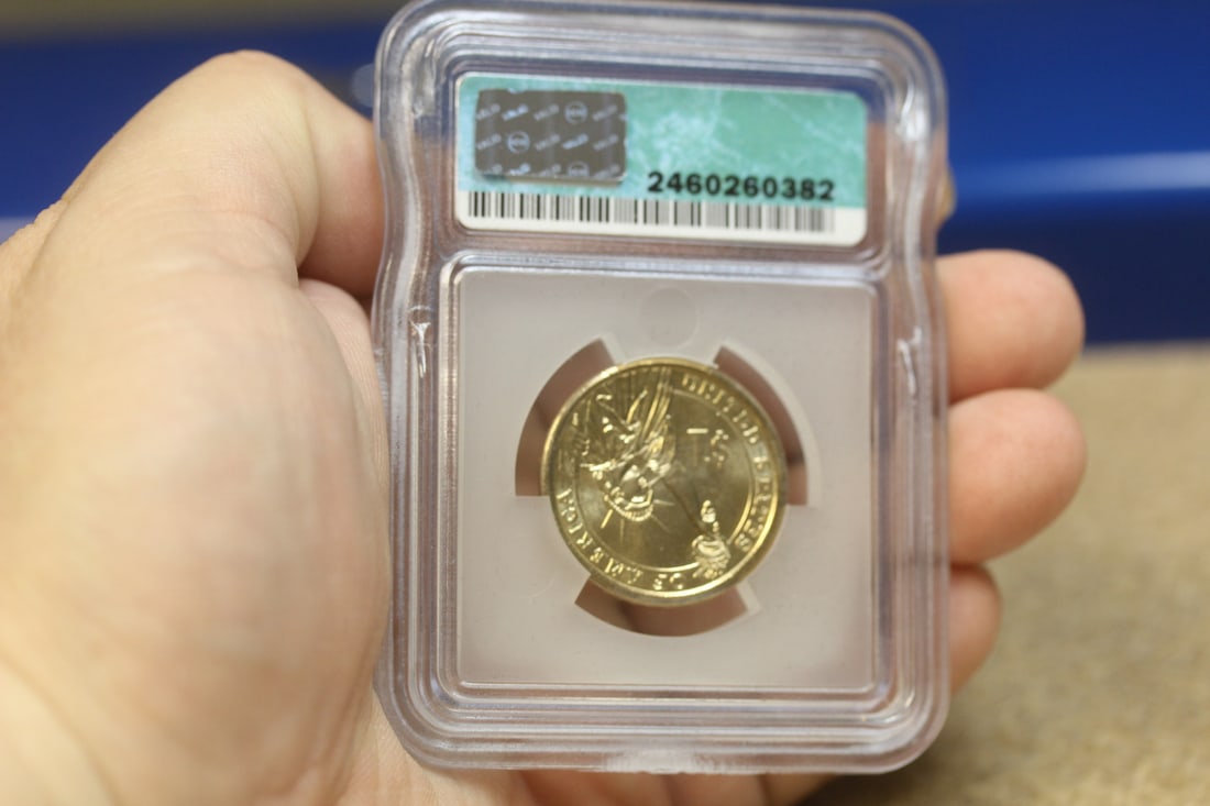 ICG Graded 2008-D James Monroe $1.00 Coin - 2