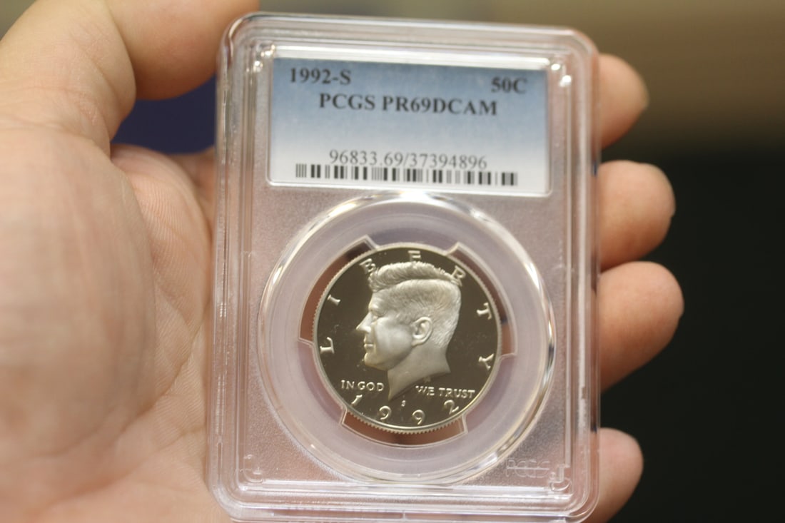 PCGS Graded Kennedy Half Dollar: PR69 - DCAM - clad