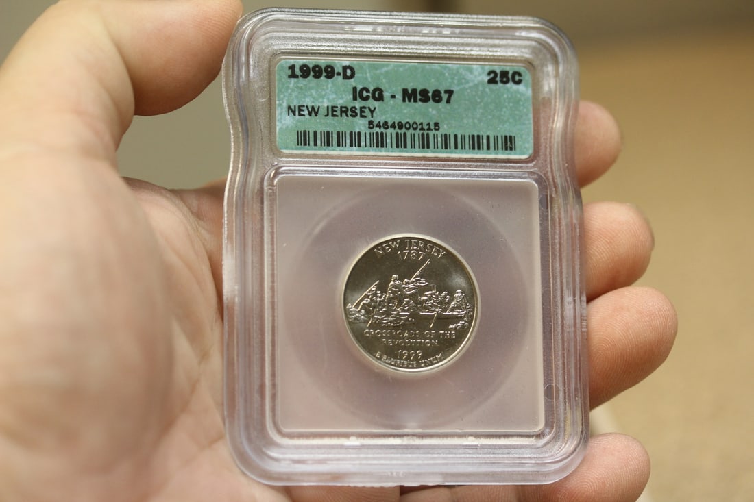 ICG Graded Quarter: MS67 - clad