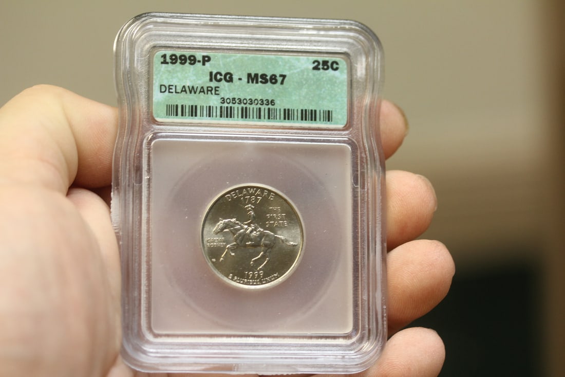 ICG Graded Quarter: MS67 - clad