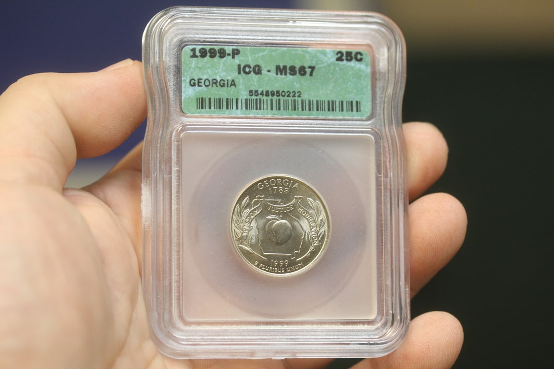 ICG Graded Quarter: MS67 - clad