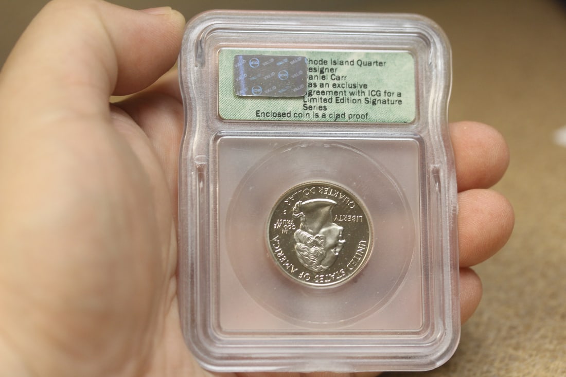ICG Graded 2001-S Signature Quarter Series Coin - 2