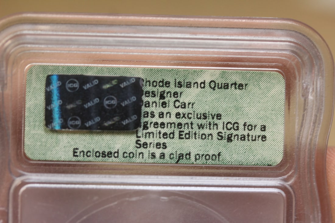 ICG Graded 2001-S Signature Quarter Series Coin - 3