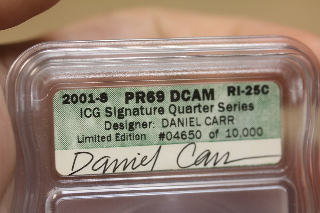 ICG Graded 2001-S Signature Quarter Series Coin - 4