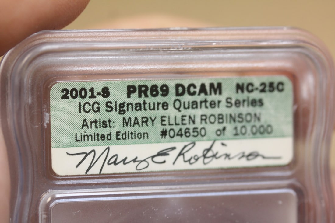 ICG Graded 2001-S Signature Quarter Series Coin - 4