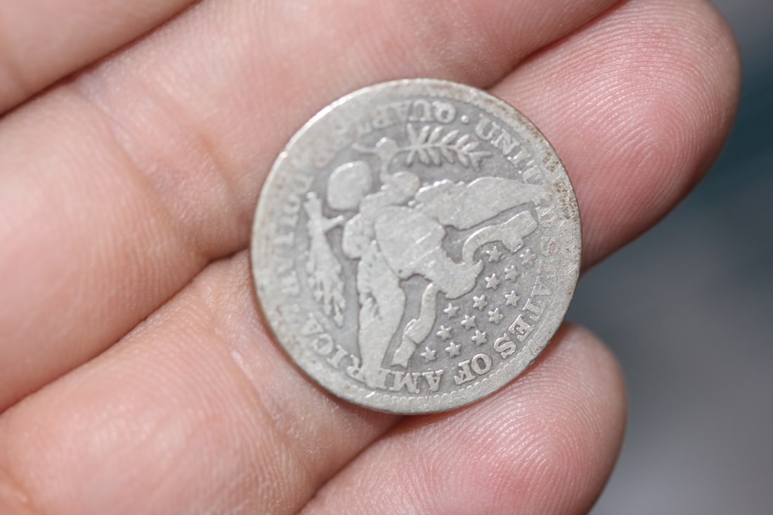 1915 Barber Silver Quarter - 2