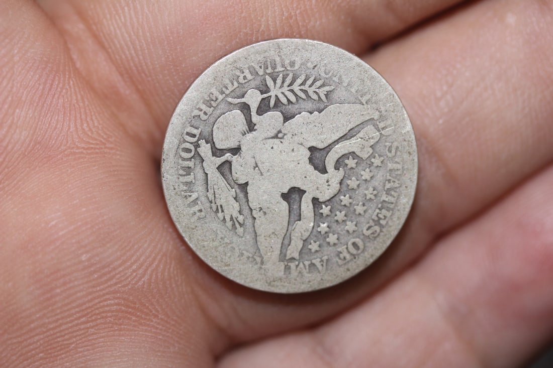 1909 Barber Silver Quarter - 2