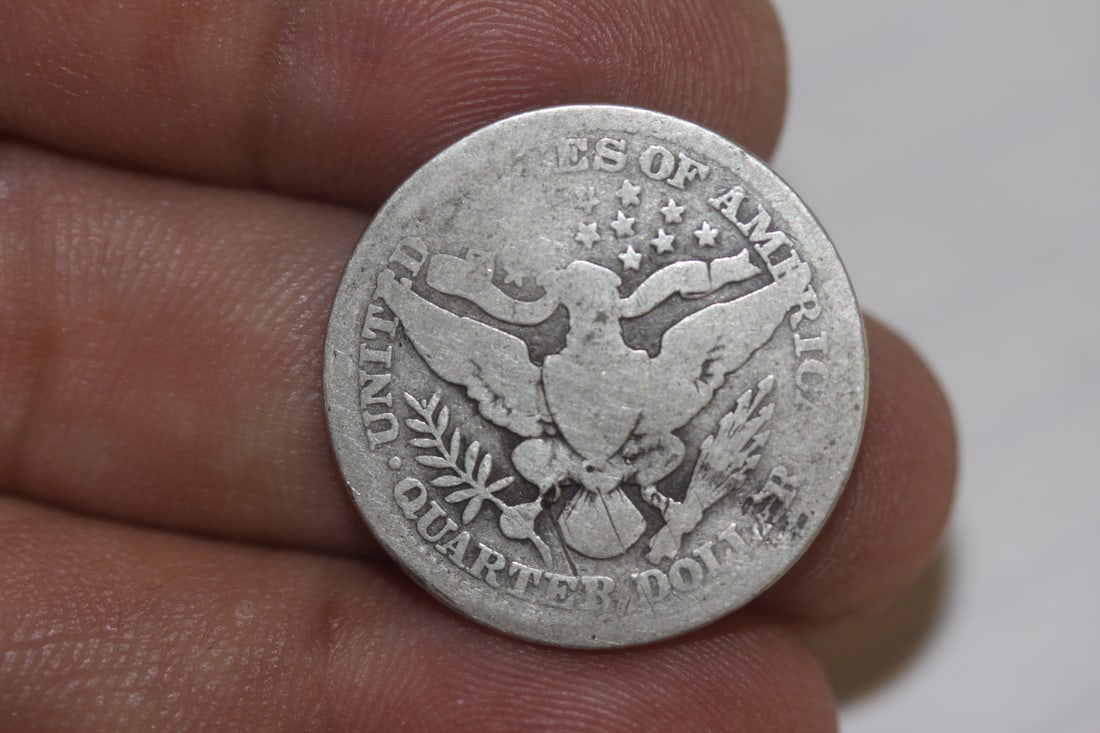 1912 Barber Silver Quarter - 2