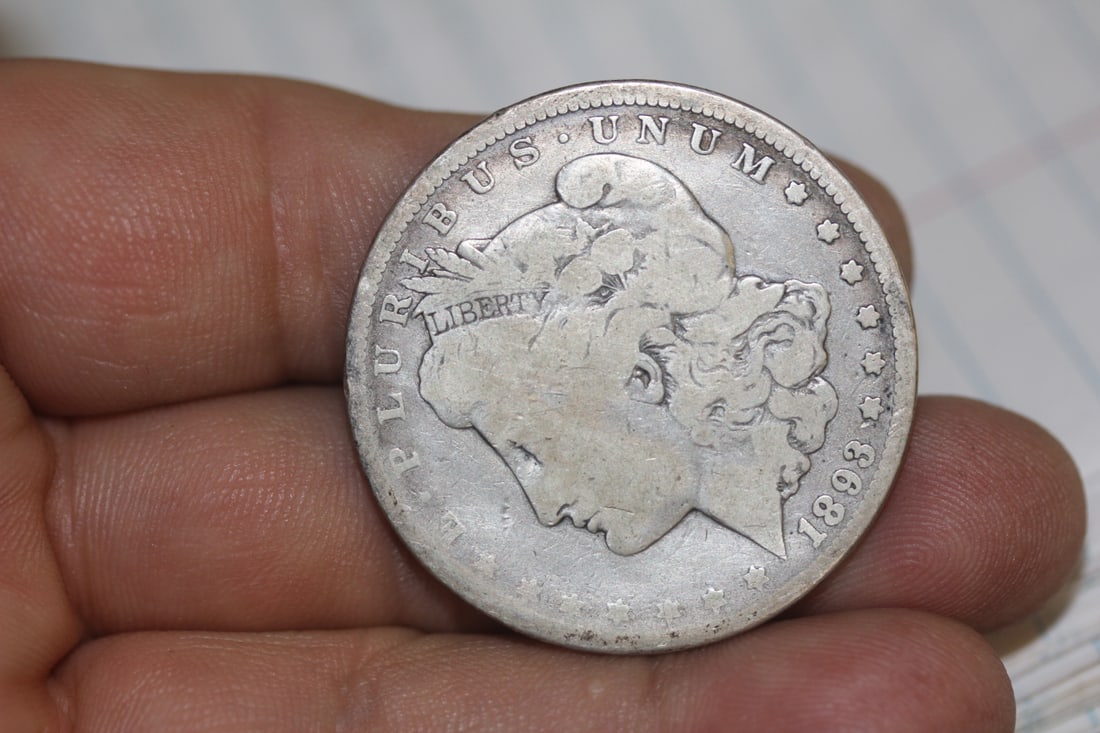 1893-CC Morgan Silver Dollar: key date