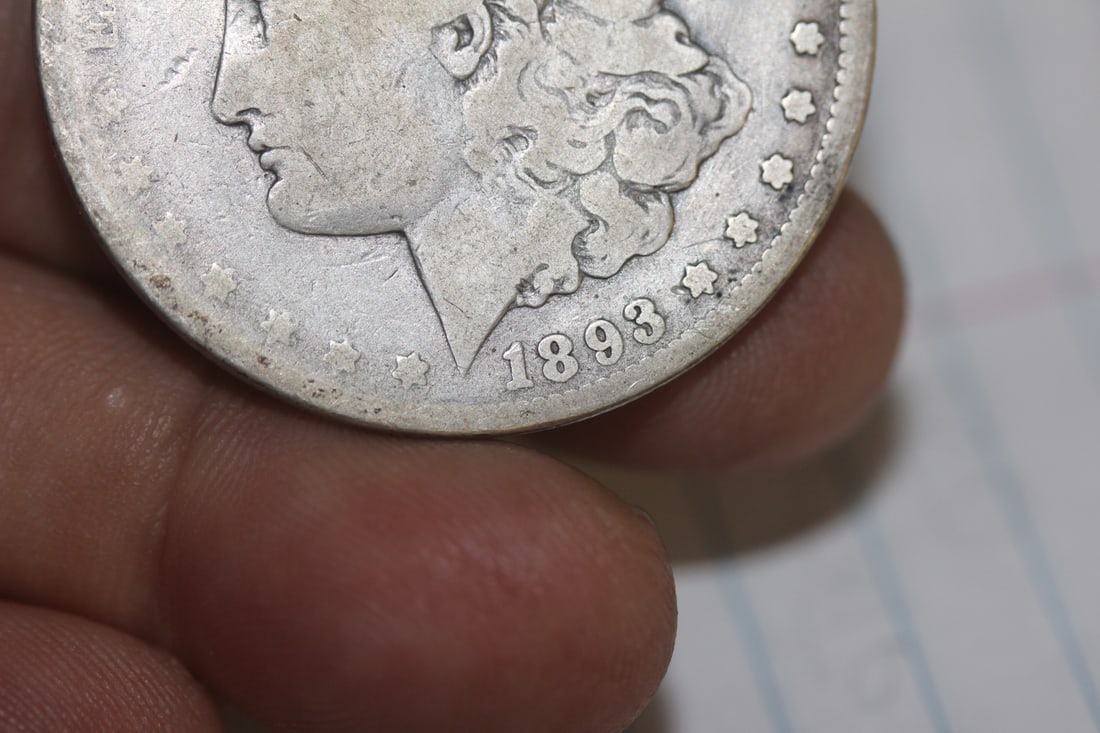 1893-CC Morgan Silver Dollar - 2