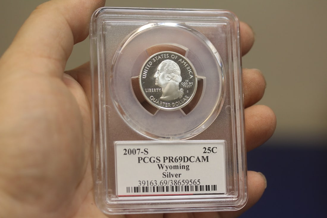 PCGS Graded Silver Quarter: PR69DCAM