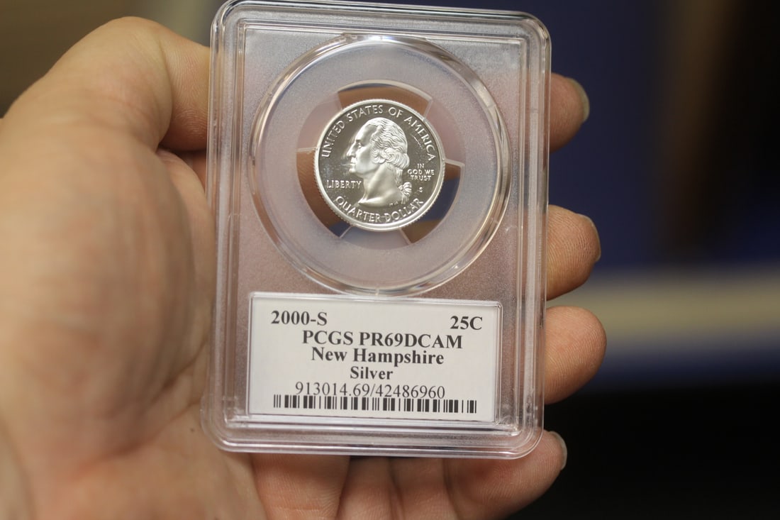 PCGS Graded Silver Quarter: PR69DCAM