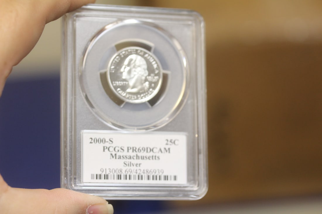 PCGS Graded Silver Quarter: PR69DCAM