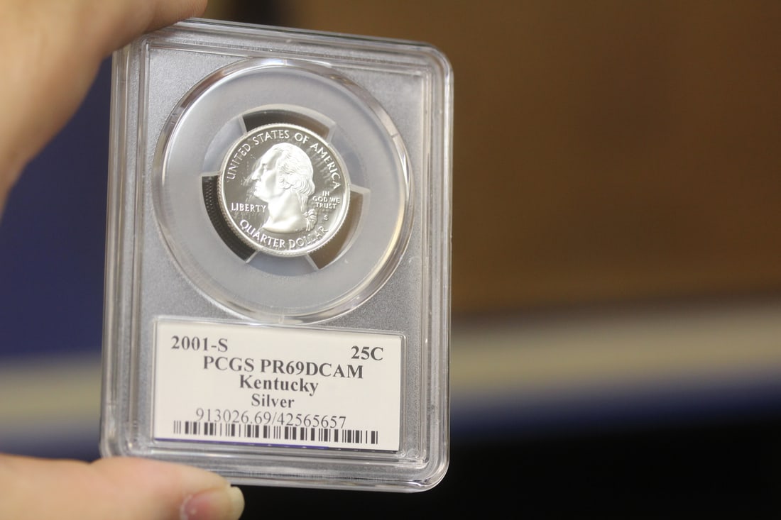 PCGS Graded Silver Quarter: PR69DCAM