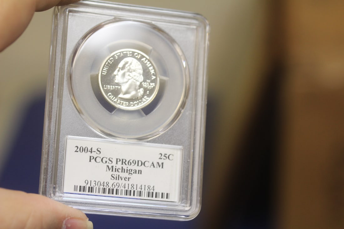 PCGS Graded Silver Quarter: PR69DCAM