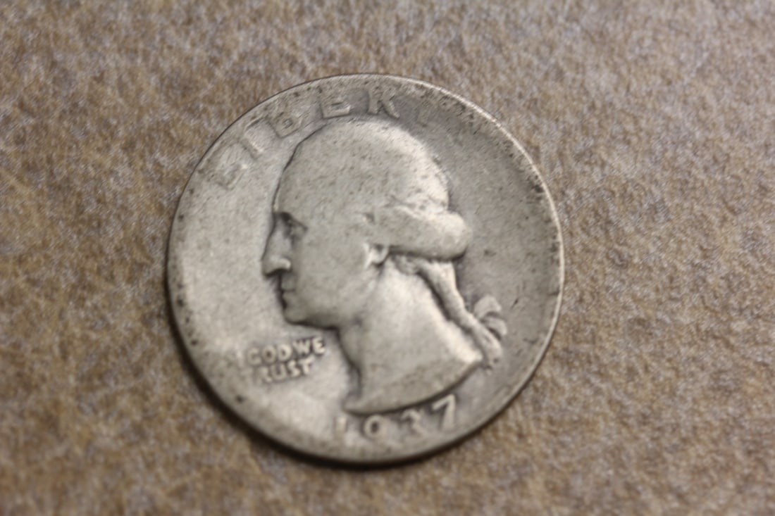1937-D Washington Silver Quarter: semi key date