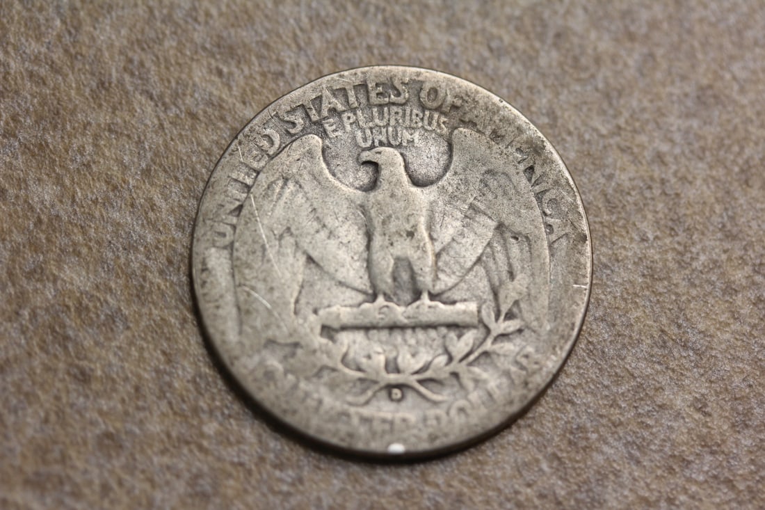 1937-D Washington Silver Quarter - 2