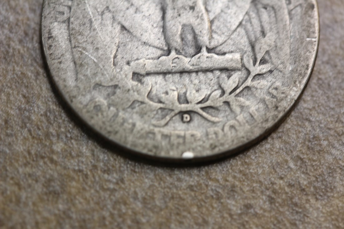 1937-D Washington Silver Quarter - 3
