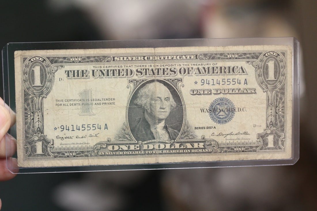 1957 Blue Seal $1.00 Note: as shown