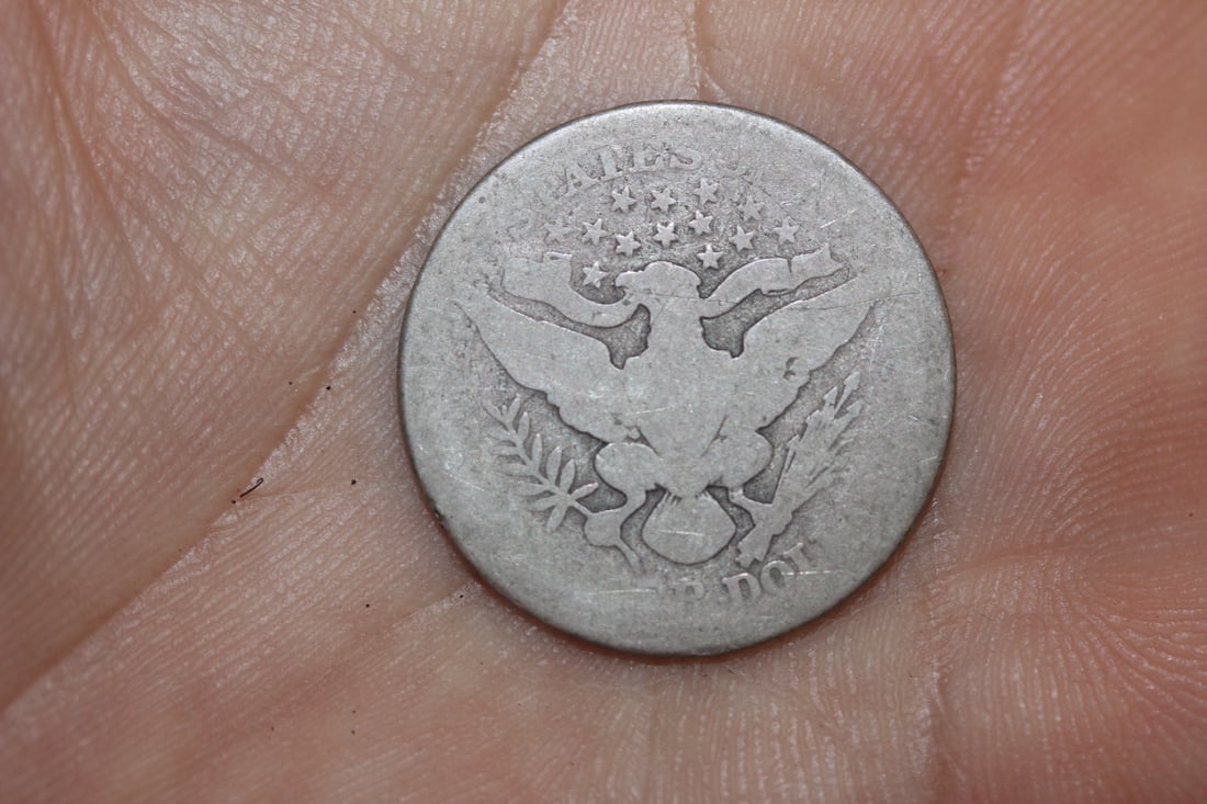 1912 Barber Silver Quarter - 2
