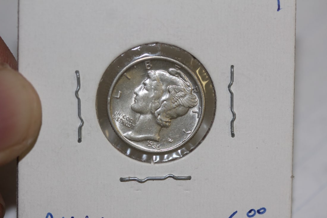 1936 Mercury Dime: beautiful condition - 90% silver