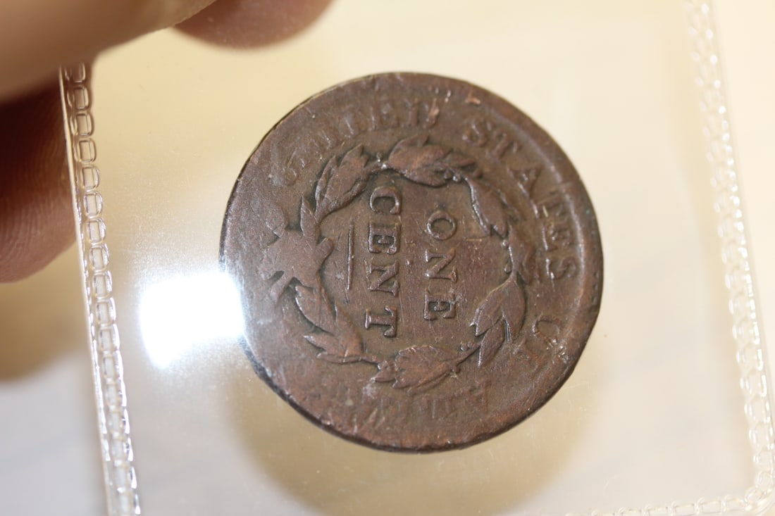 1816 Large Cent Rotated Reverse - 3
