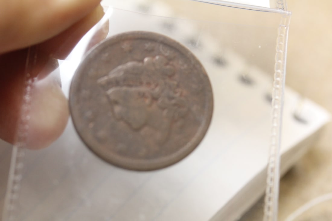 1838 Large Cent: as shown