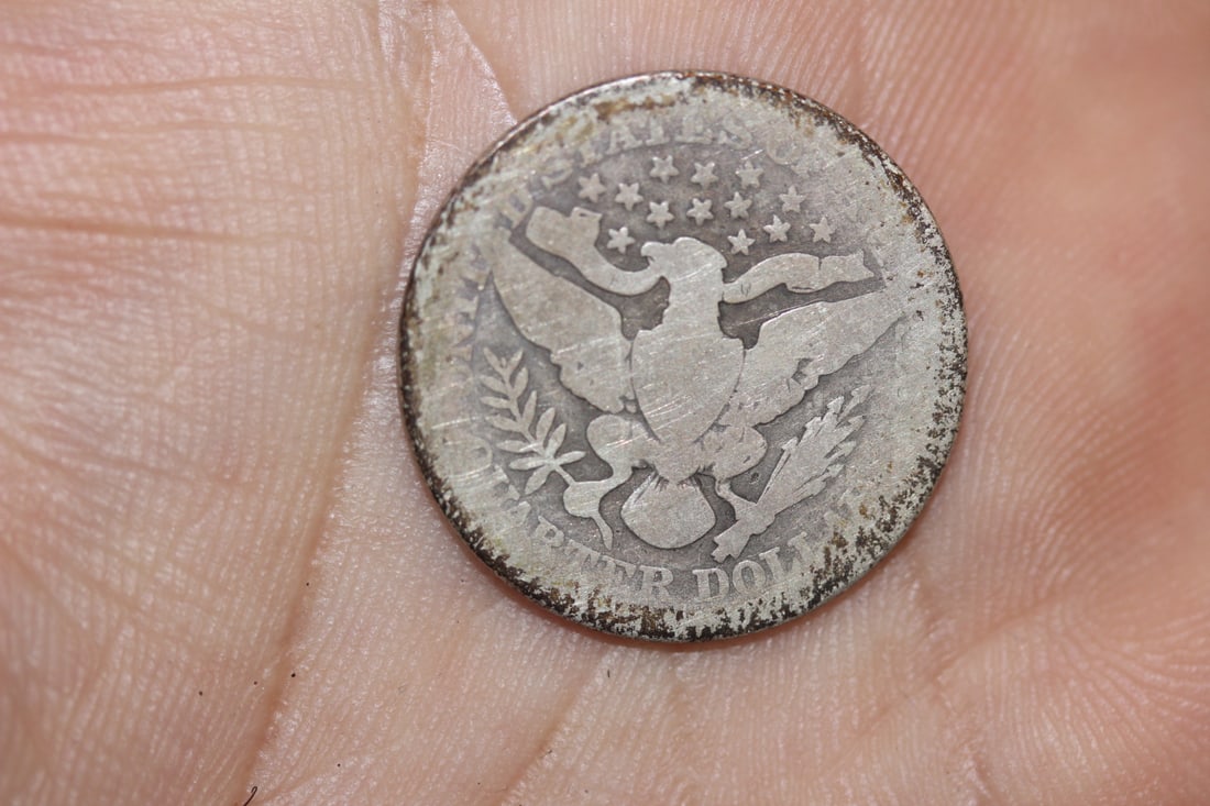 1909 Barber Silver Quarter - 2