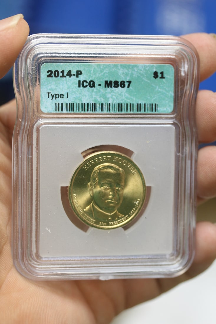 ICG Graded Presidential Dollar: MS67