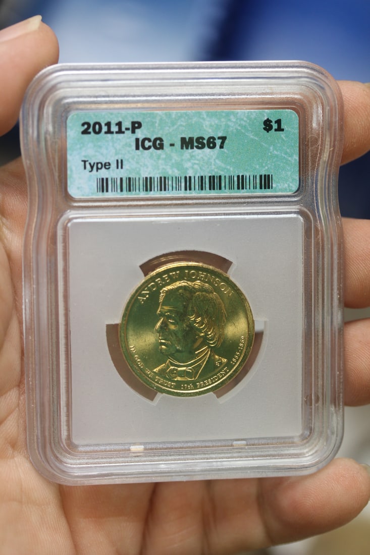 ICG Graded Presidential Dollar: MS67