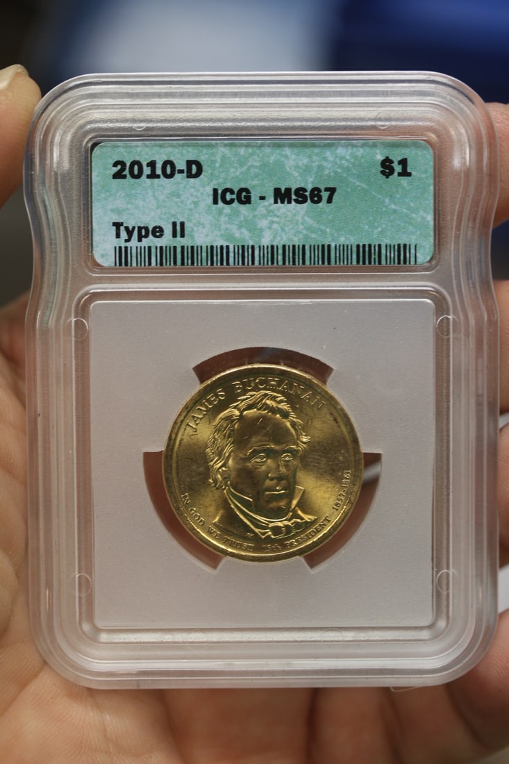 ICG Graded Presidential Dollar: MS67