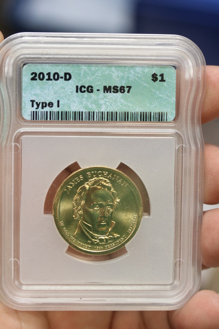 ICG Graded Presidential Dollar: MS67