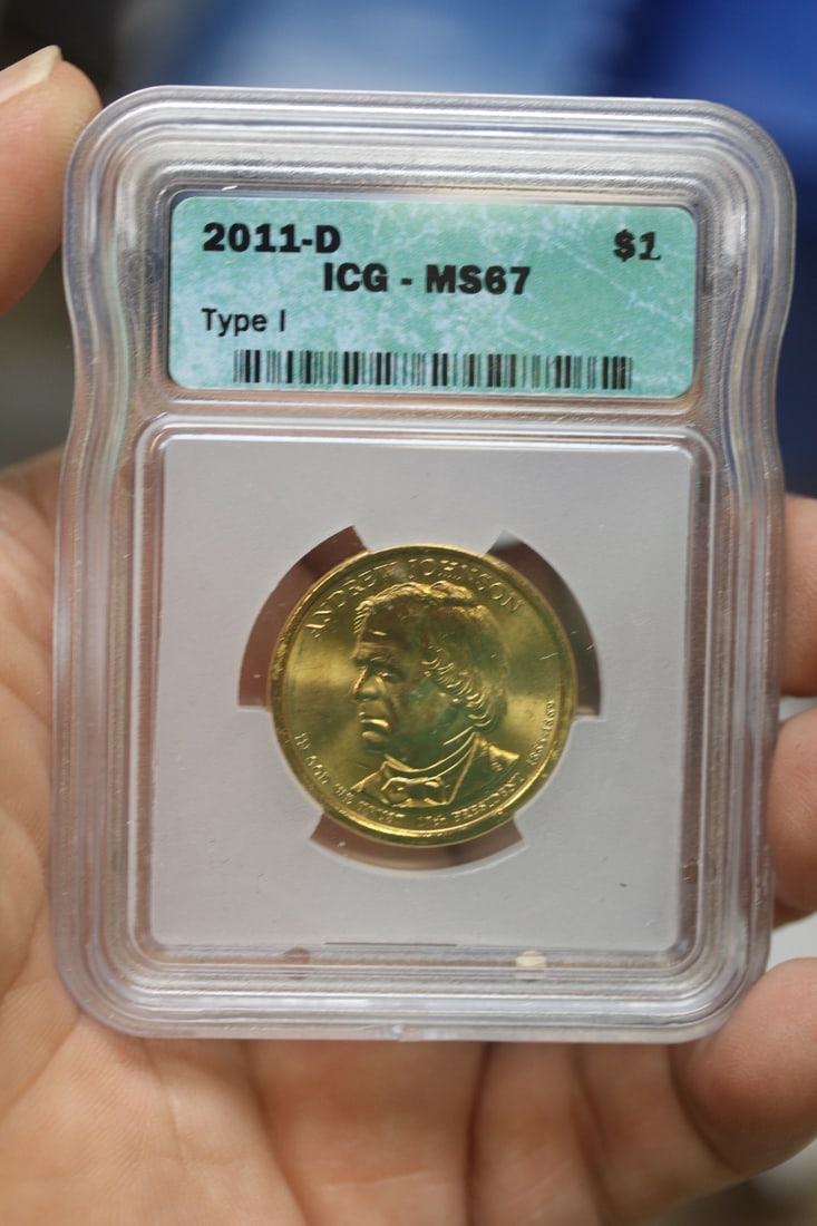 ICG Graded Presidential Dollar: MS67