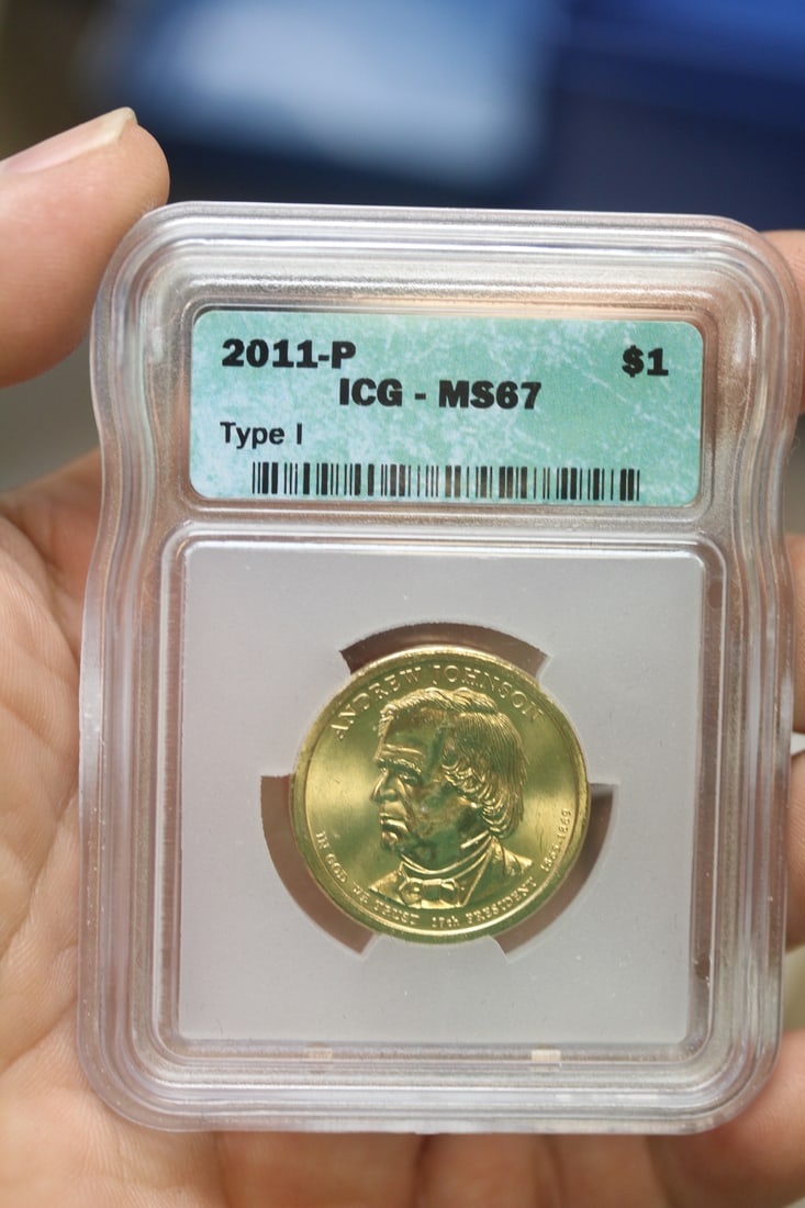 ICG Graded Presidential Dollar: MS67