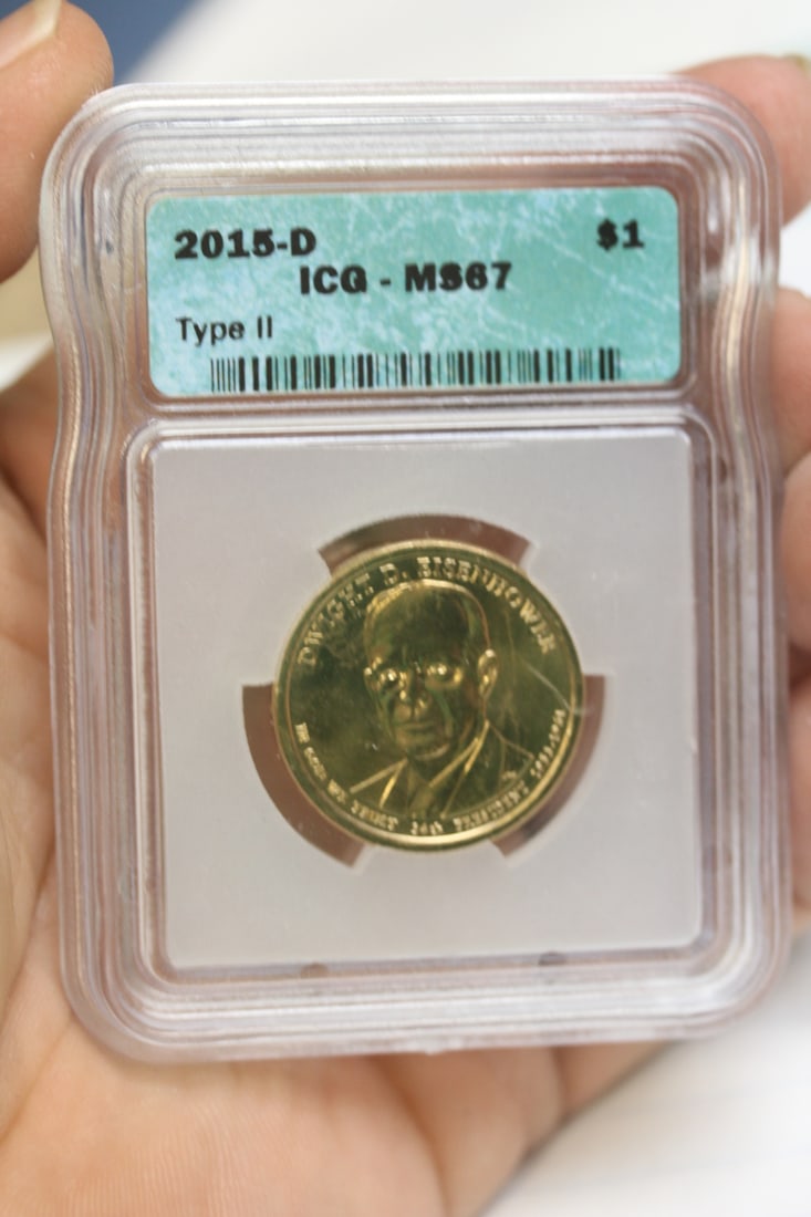 ICG Graded Presidential Dollar: MS67