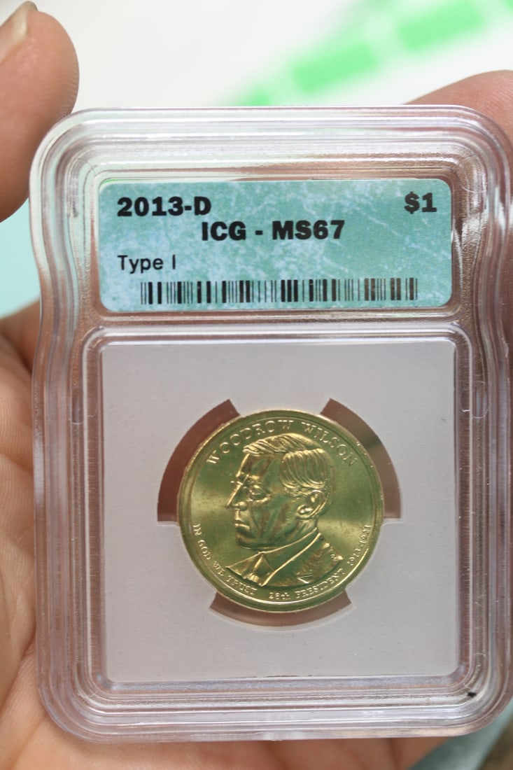 ICG Graded Presidential Dollar: MS67