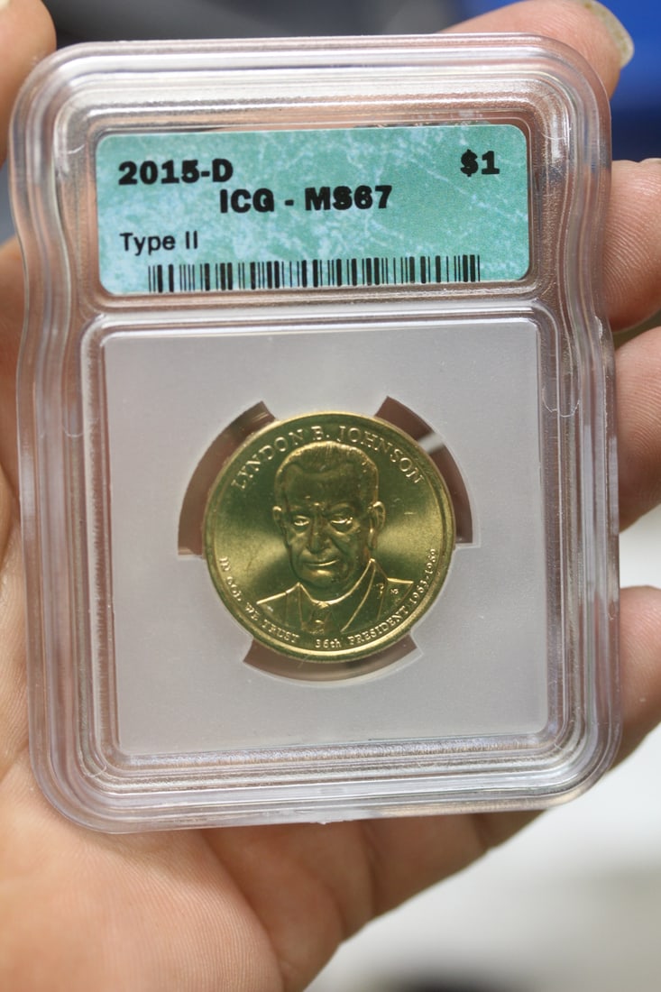 ICG Graded Presidential Dollar: MS67