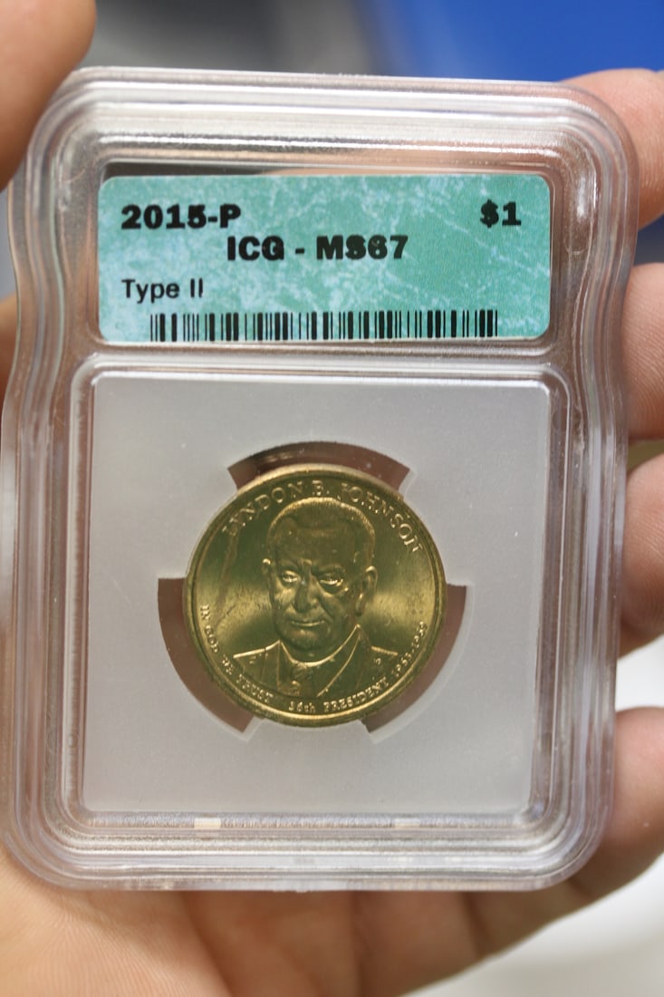 ICG Graded Presidential Dollar: MS67