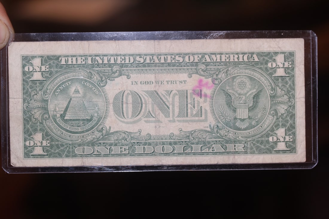 1957 $1.00 Blue Seal Star Note - 3