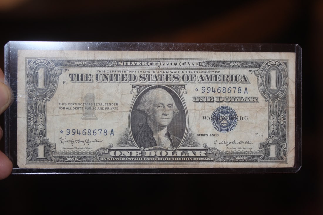 1957 $1.00 Blue Seal Star Note: as shown
