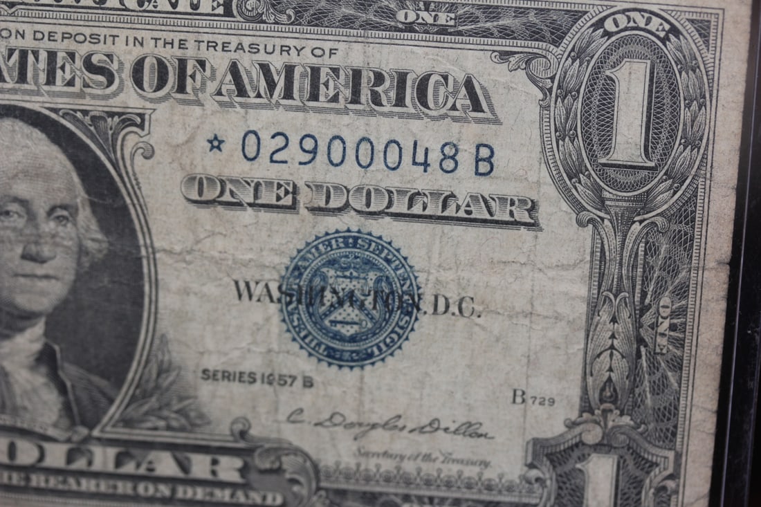 1957 $1.00 Blue Seal Star Note - 3
