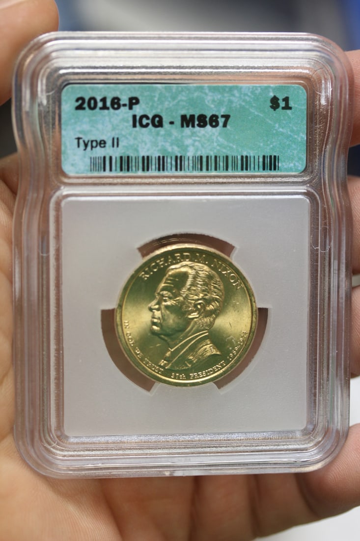 ICG Graded Presidential Dollar: MS67