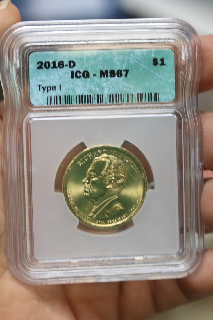 ICG Graded Presidential Dollar: MS67