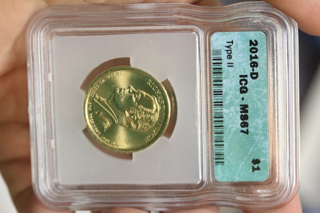 ICG Graded Presidential Dollar: MS67