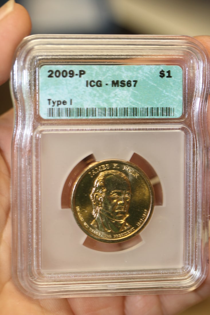 ICG Graded Presidential Dollar: MS67