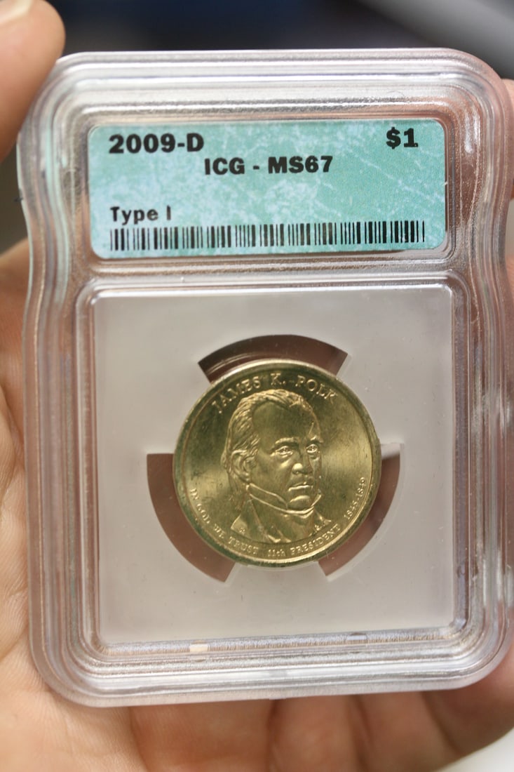 ICG Graded Presidential Dollar: MS67