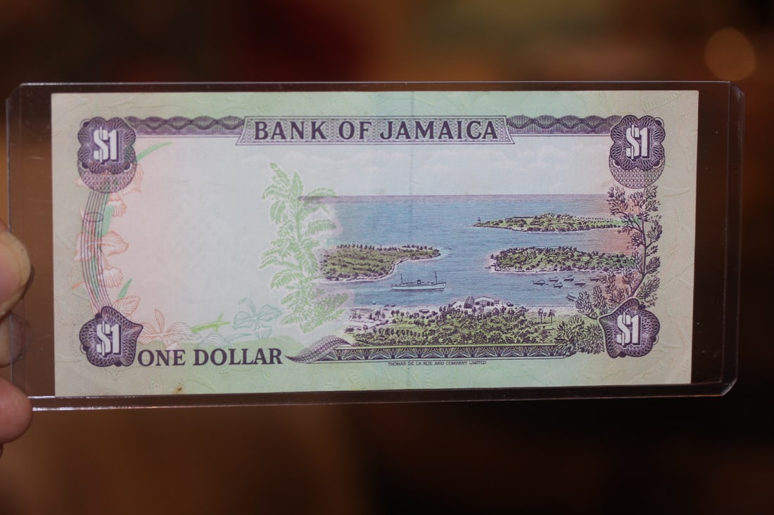 Bank of Jamaica One Dollar Note - 2
