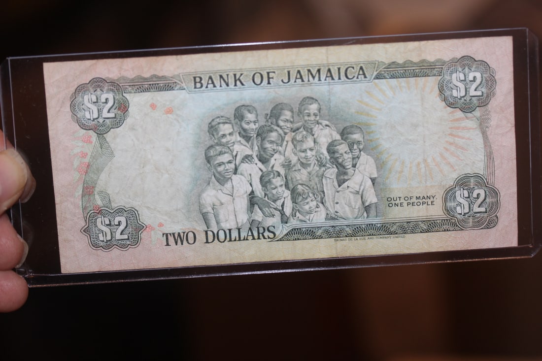 Bank of Jamaice Two Dollars Note - 2