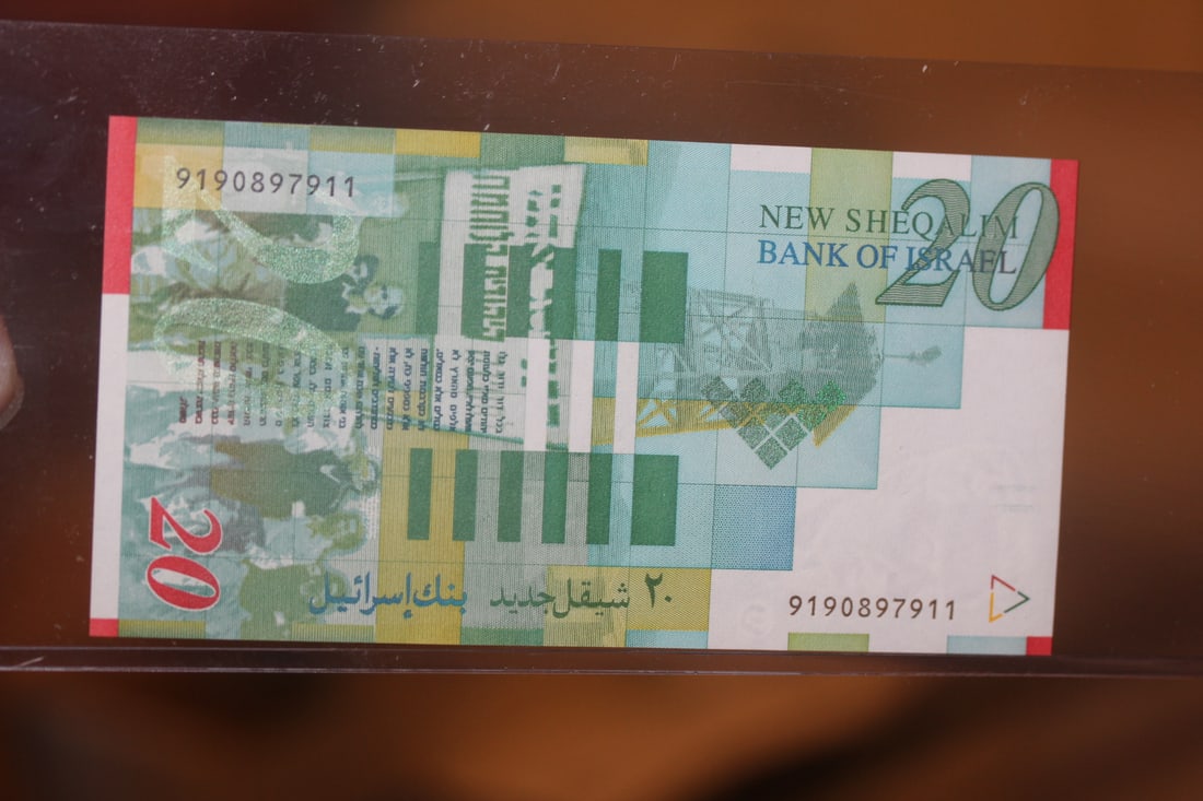 Israel 20 new Sheqalim Bank Note - 2